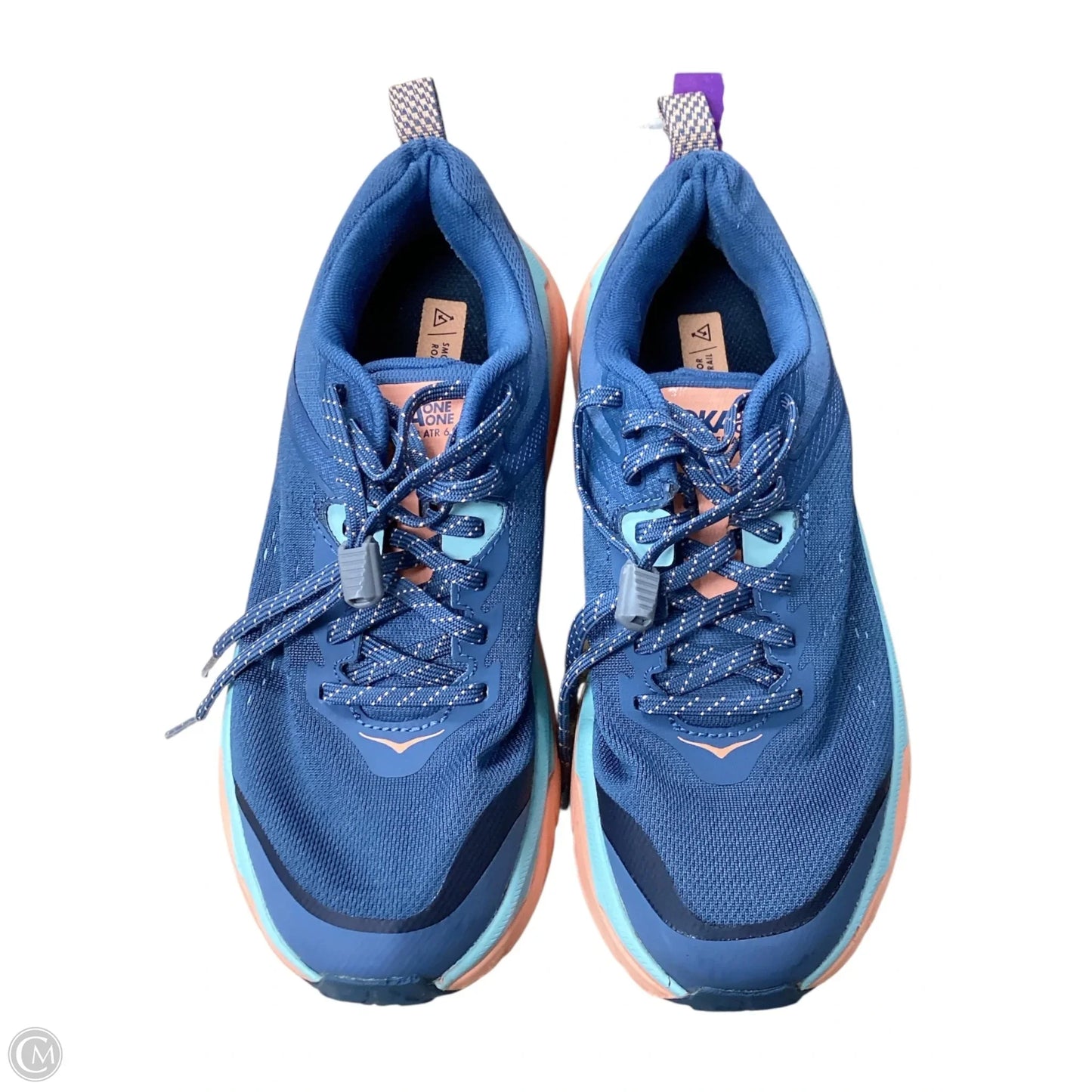 Shoes Athletic By Hoka In Blue & Orange, Size: 8