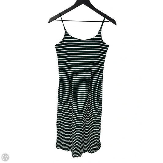 Dress Casual Maxi By Wishlist In Green & White, Size: S