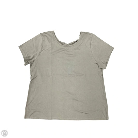 Top Short Sleeve By Threads 4 Thought In Green, Size: Xxl