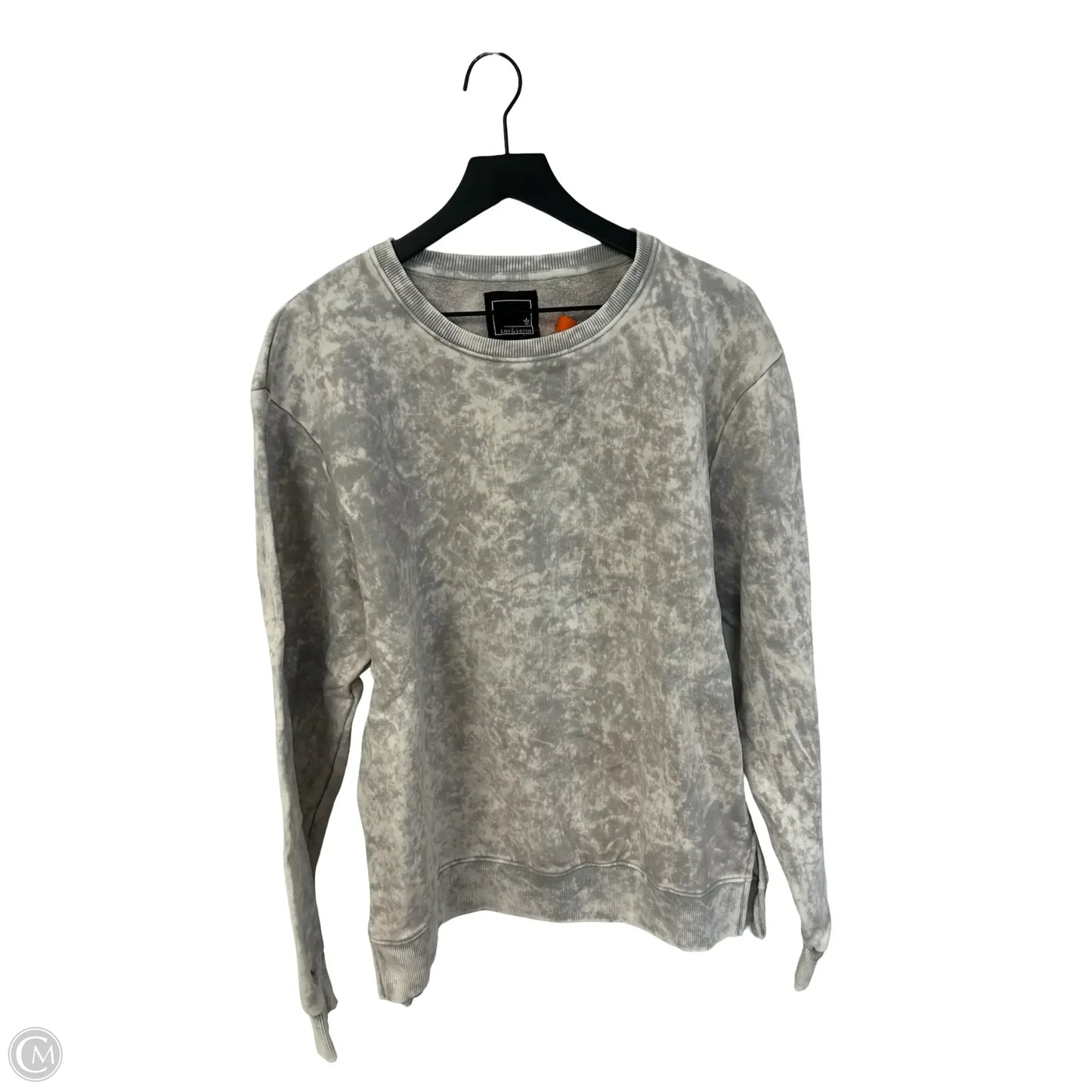 Sweatshirt Crewneck By Cmc In Grey, Size: L