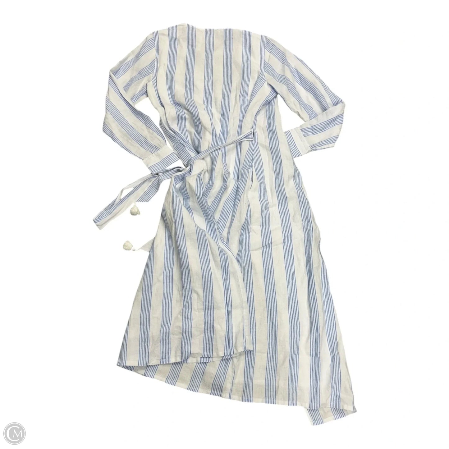 Dress Casual Maxi By Tommy Bahama In Blue & White, Size: S