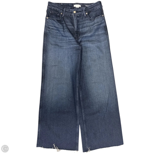 Jeans Wide Leg By Good American In Blue Denim, Size: 8