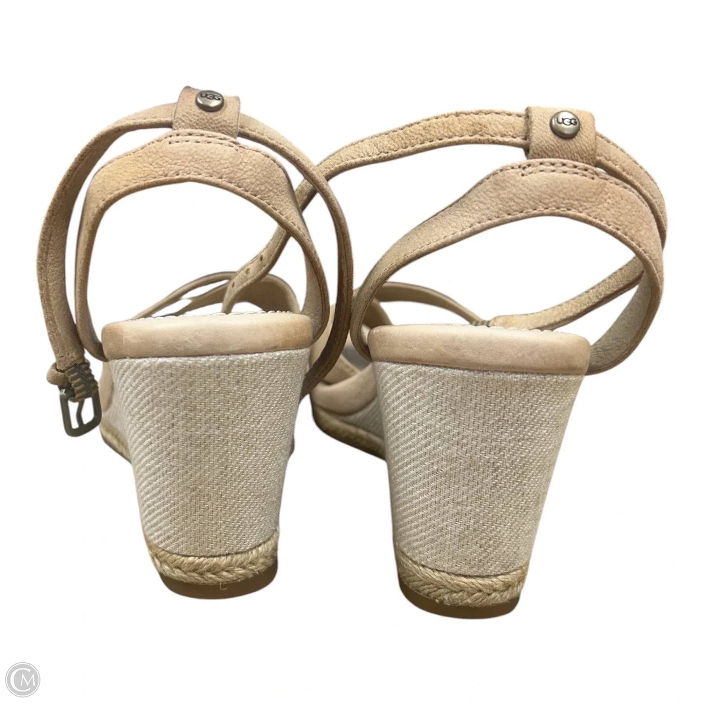 Sandals Designer By Ugg In Tan, Size: 8