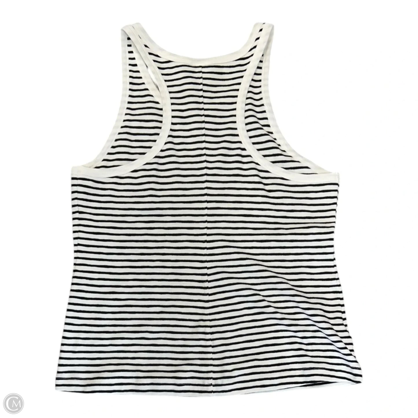 Top Sleeveless Basic By Cabi In Black & White, Size: L