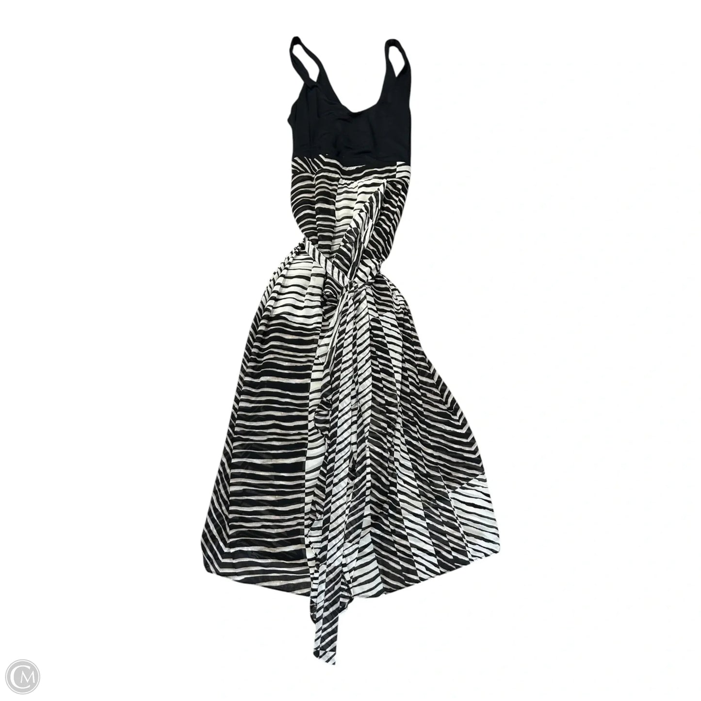 Dress Casual Maxi By Cabi In Black & Tan, Size: L
