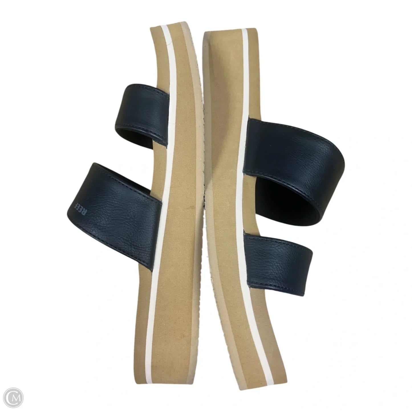 Sandals Flats By Reef In Black, Size: 10