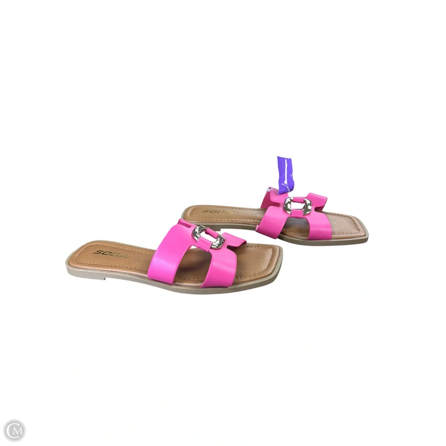 Sandals Flats By Soda In Pink, Size: 8