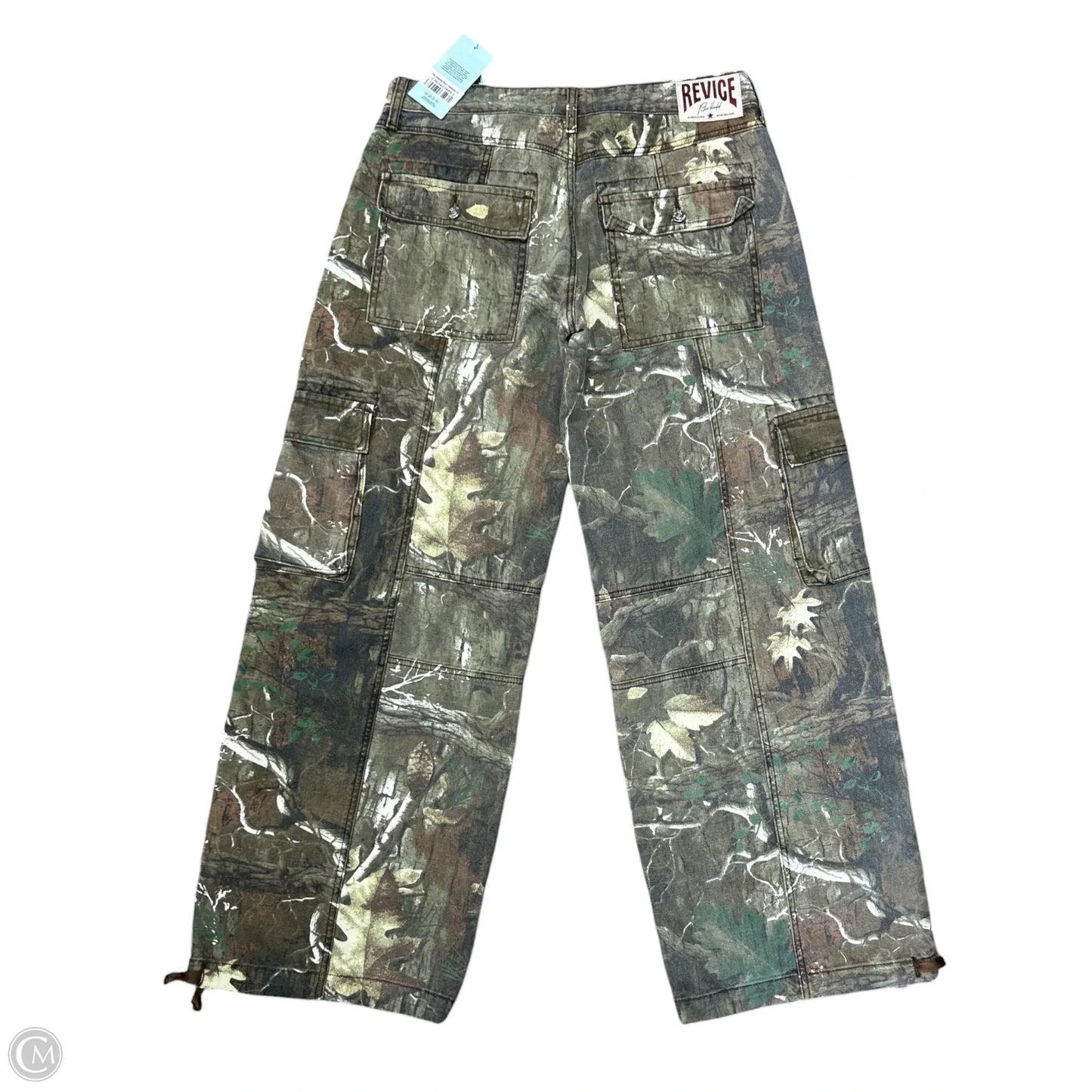 Jeans Wide Leg By Cmc In Camouflage Print, Size: 12