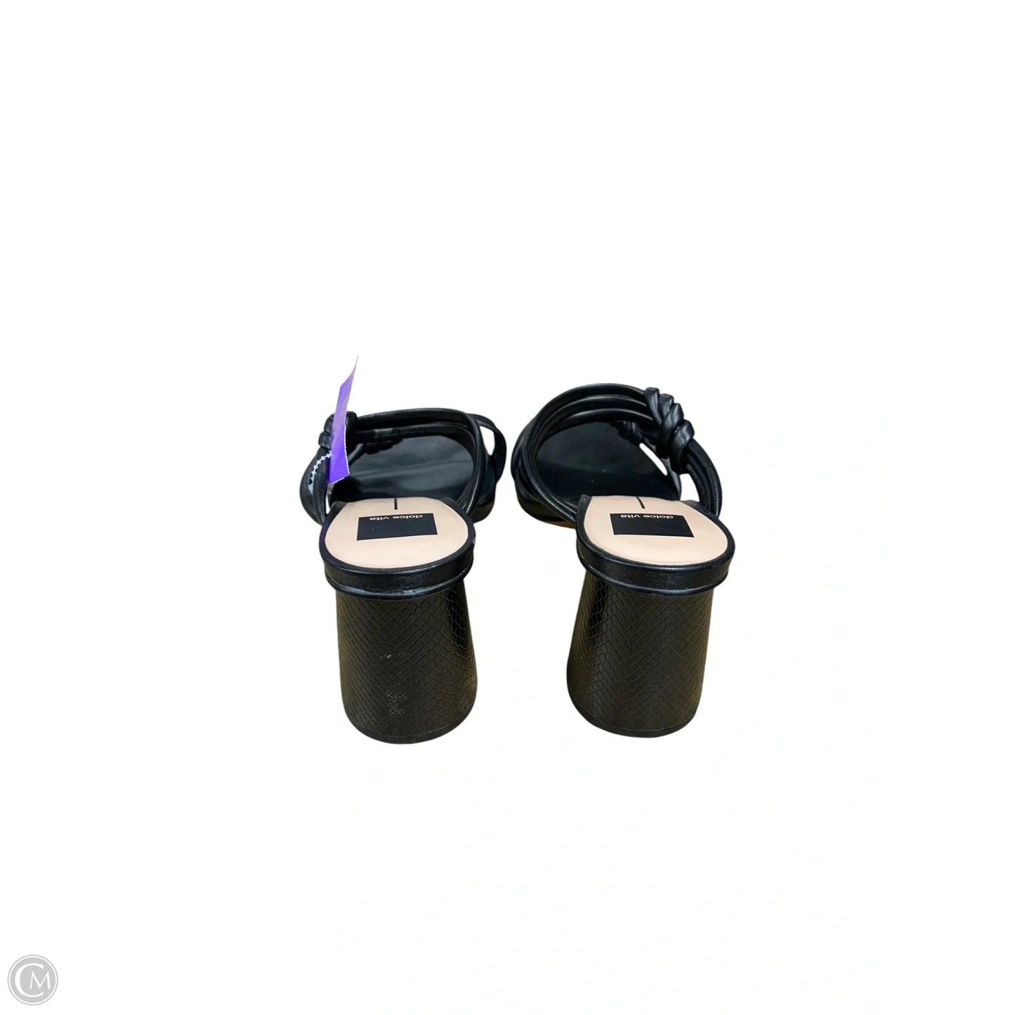 Sandals Heels Block By Dolce Vita In Black, Size: 11