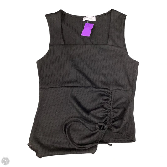 Top Sleeveless By Gilli In Black, Size: S