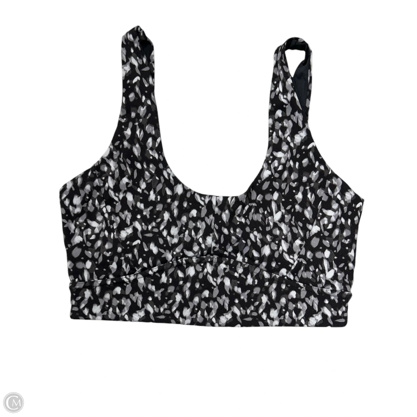 Athletic Bra By Varley In Black & Grey, Size: M