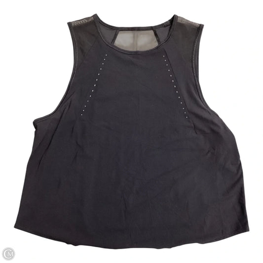 Athletic Tank Top By Lululemon In Black, Size: 6