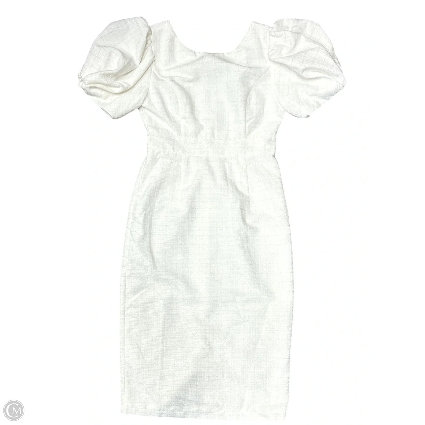 Dress Party Midi By Cmb In White, Size: S