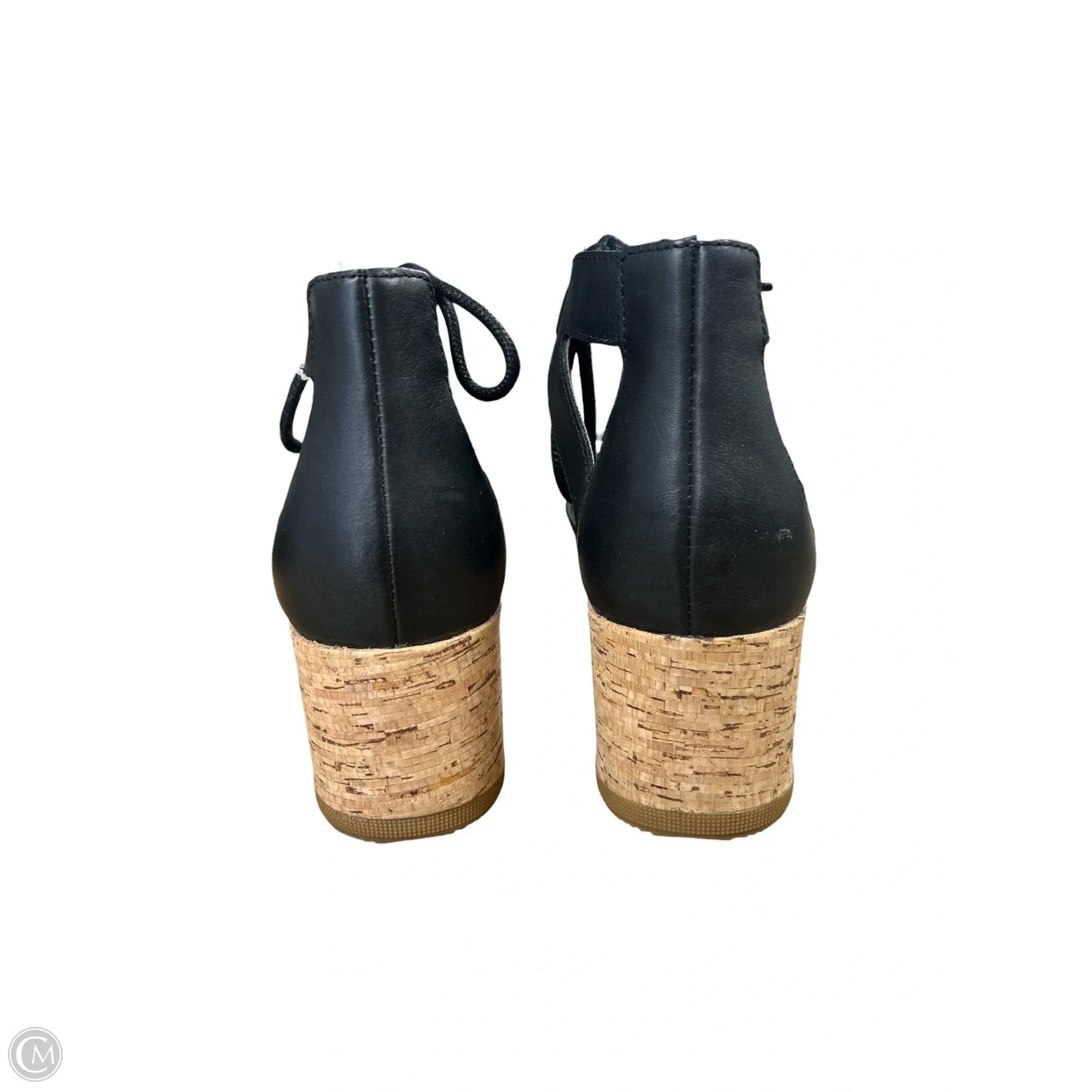 Sandals Heels Platform By Sorel In Black, Size: 9