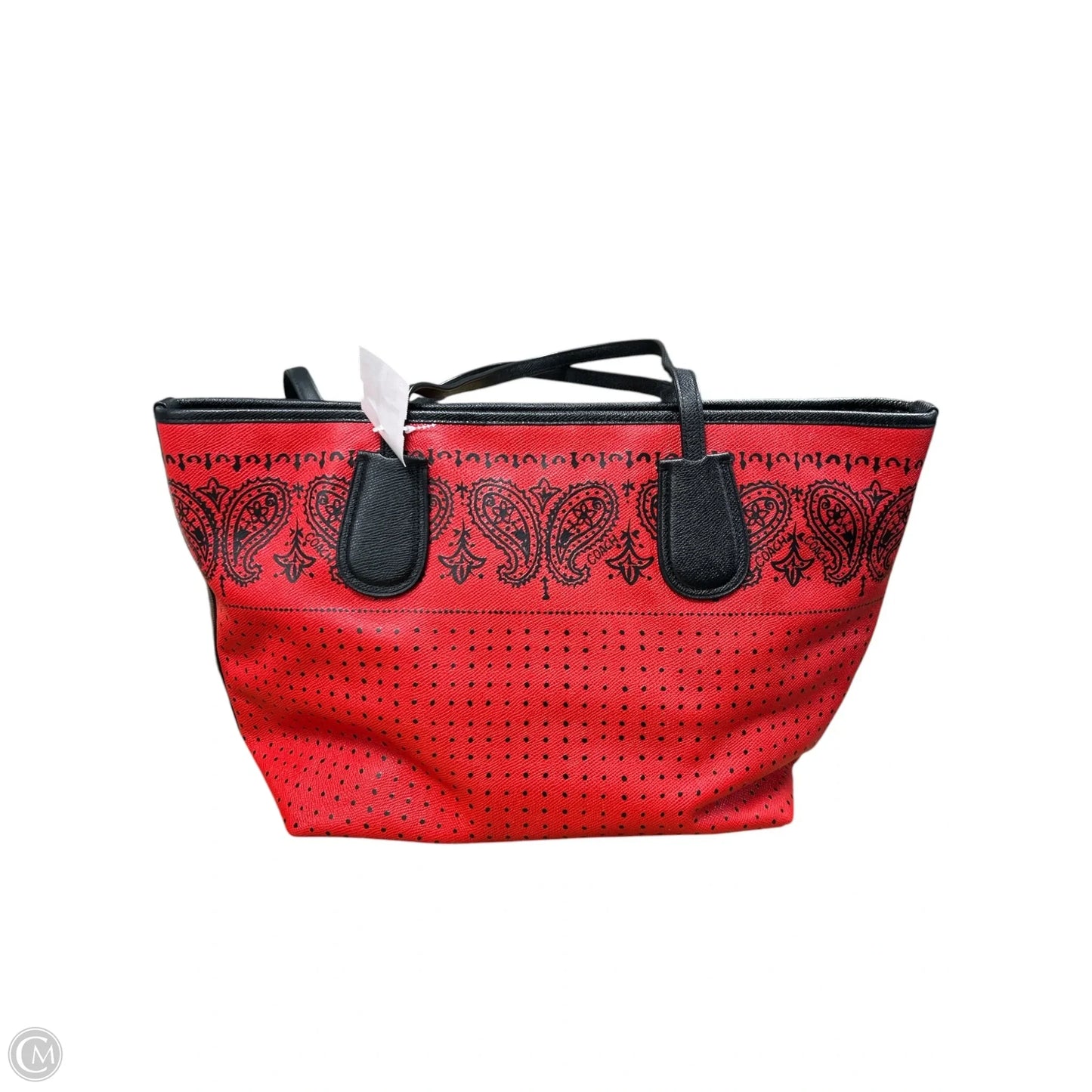 Tote Designer By Coach, Size: Large