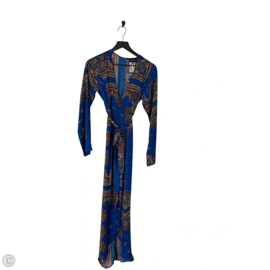 Dress Casual Maxi By Pretty Little Thing In Blue, Size: 6