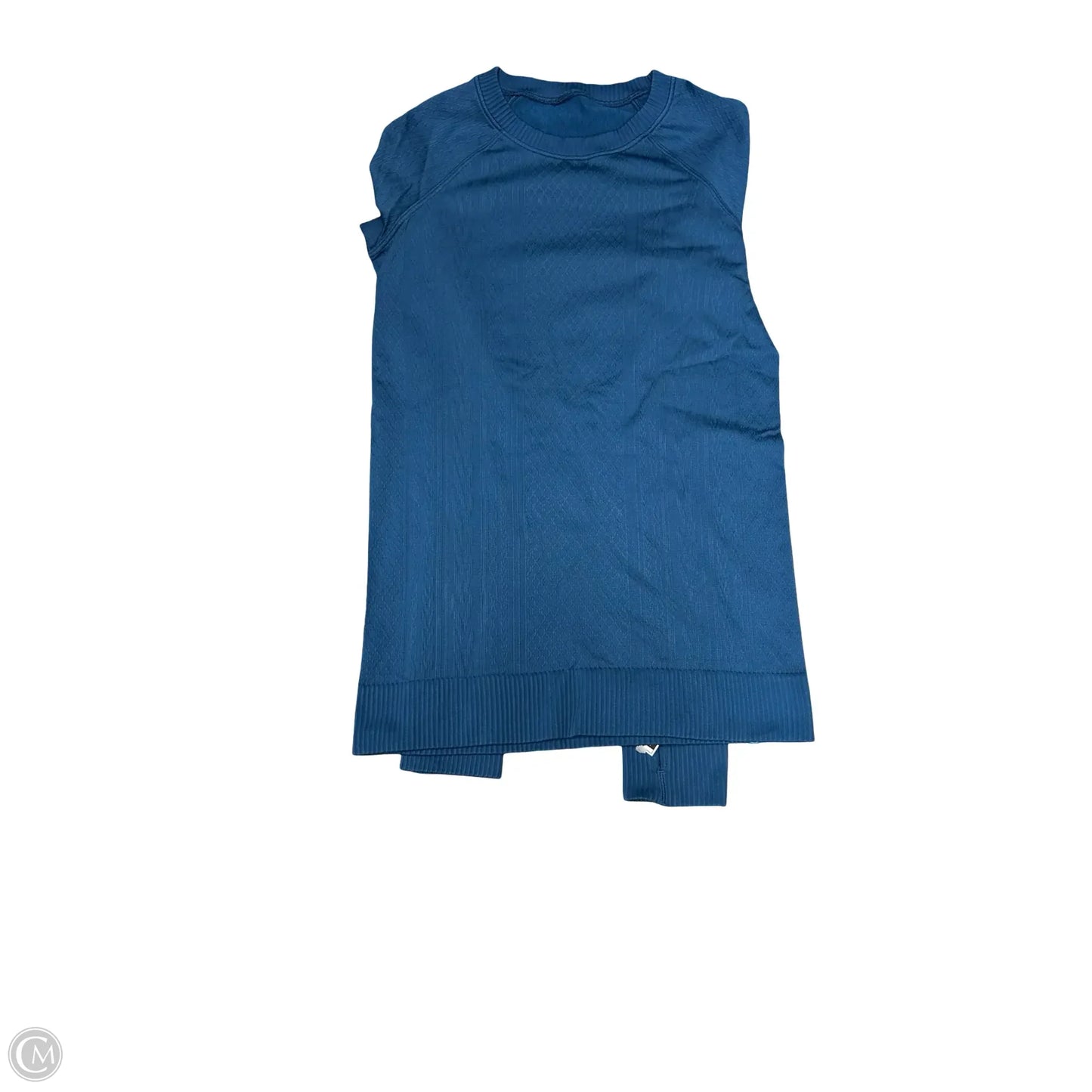 Athletic Top Long Sleeve Crewneck By Lululemon In Blue, Size: 8