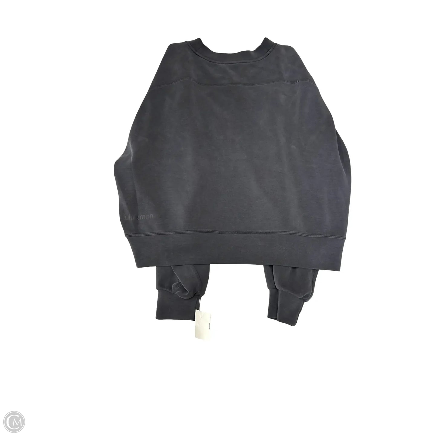 Athletic Sweatshirt Crewneck By Lululemon In Black, Size: 8