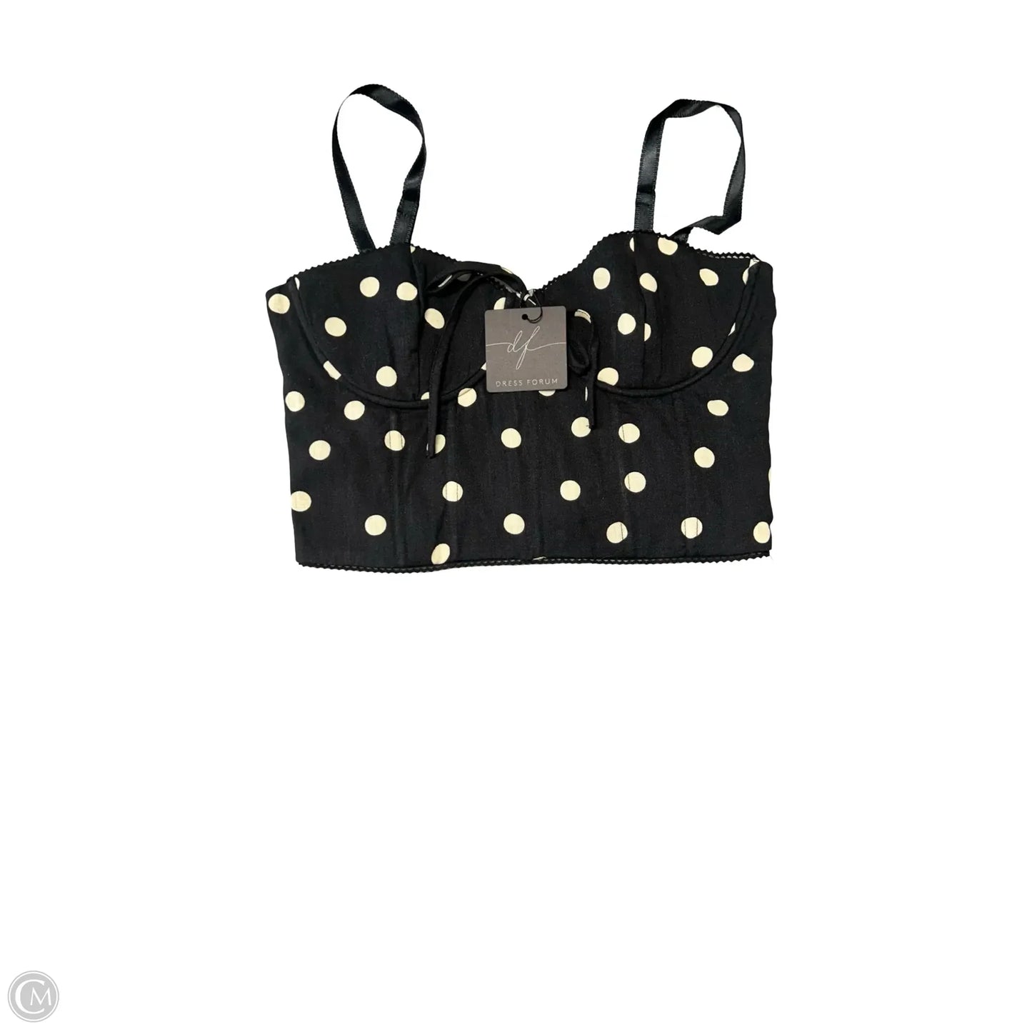 Top Sleeveless By Dress Forum In Polkadot Pattern, Size: L