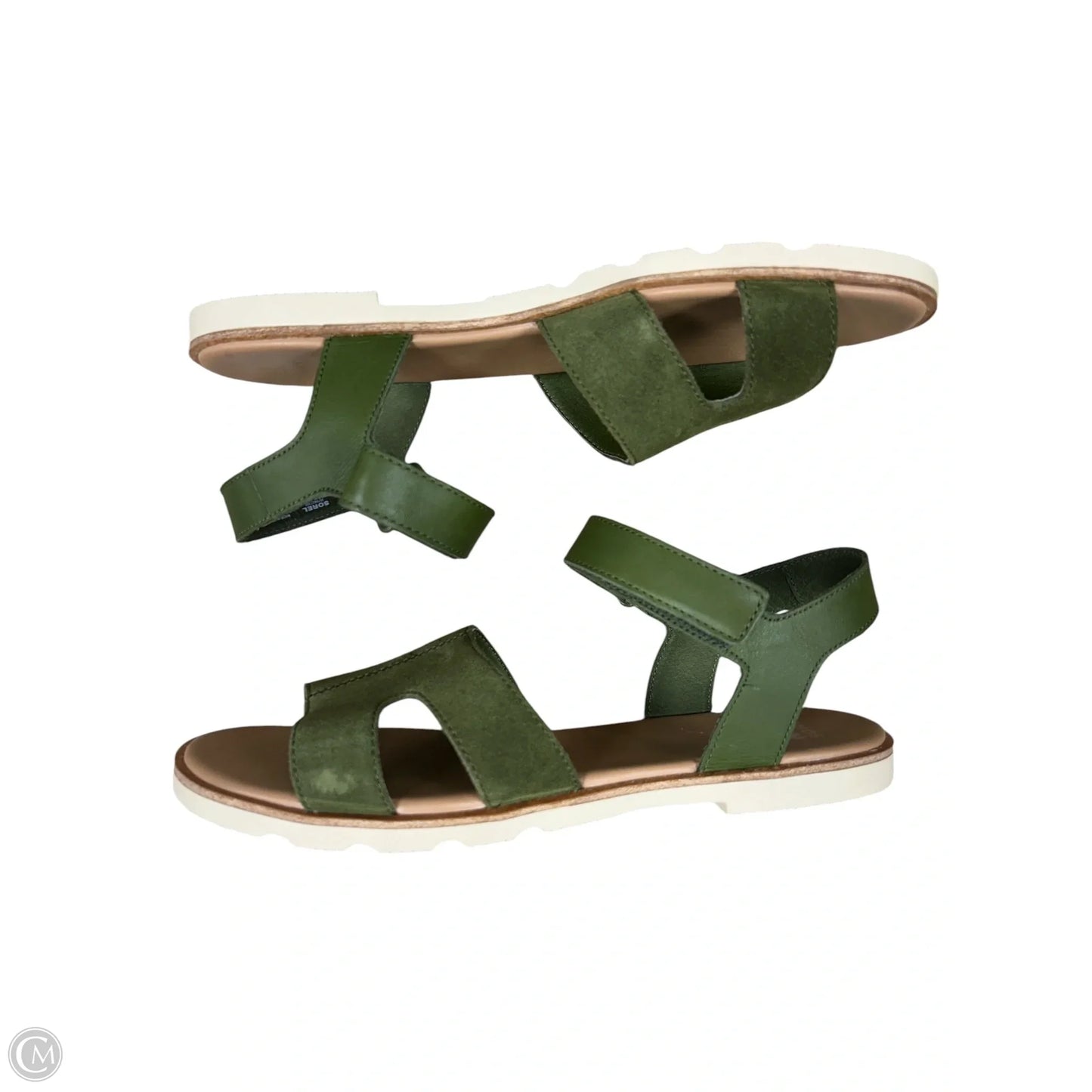Sandals Flats By Sorel In Green, Size: 9