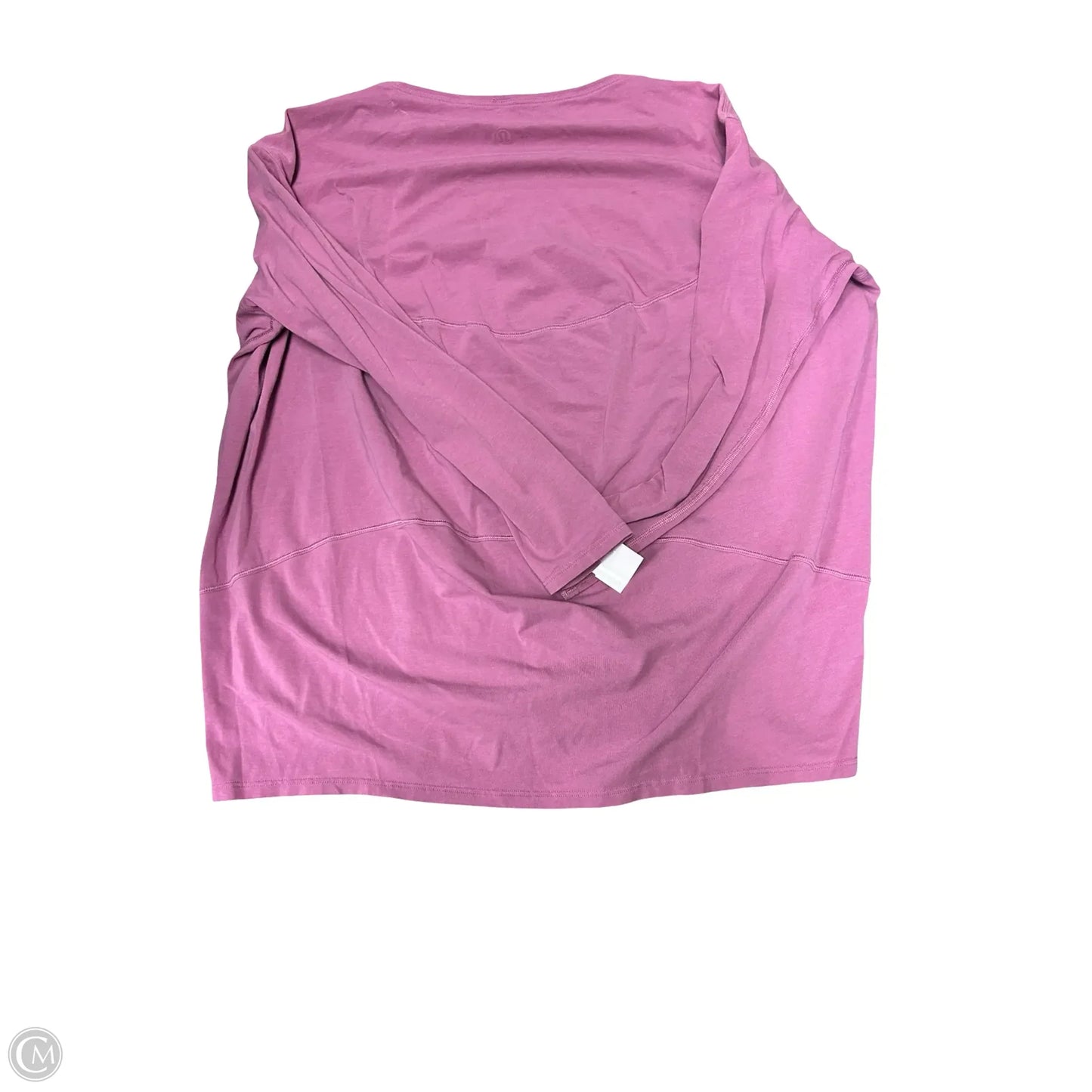 Top Long Sleeve By Lululemon In Pink, Size: M