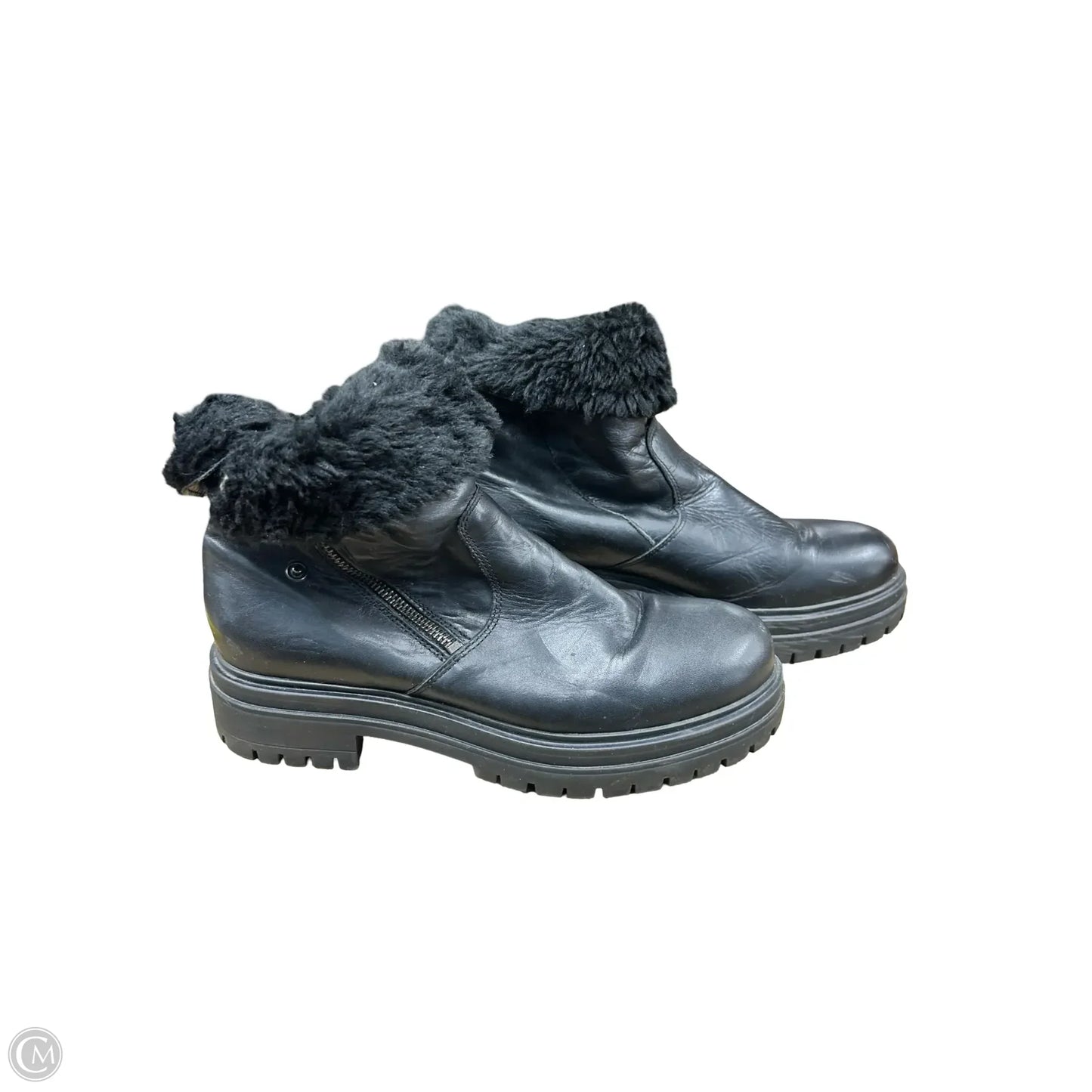 Boots Ankle Flats By Cme In Black, Size: 9.5