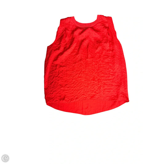 Top Sleeveless By Cabi In Red, Size: Xs