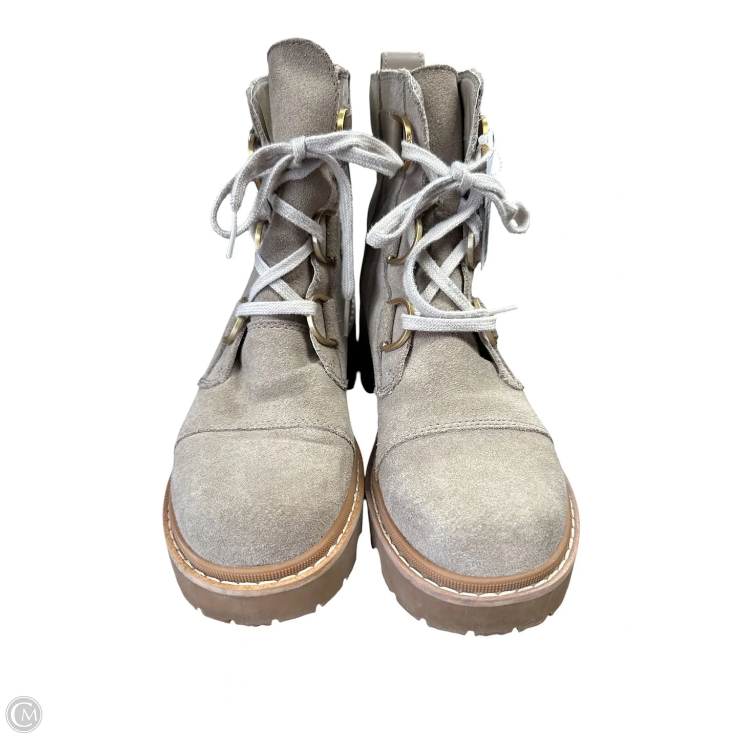 Boots Ankle Heels By Sorel In Tan, Size: 7