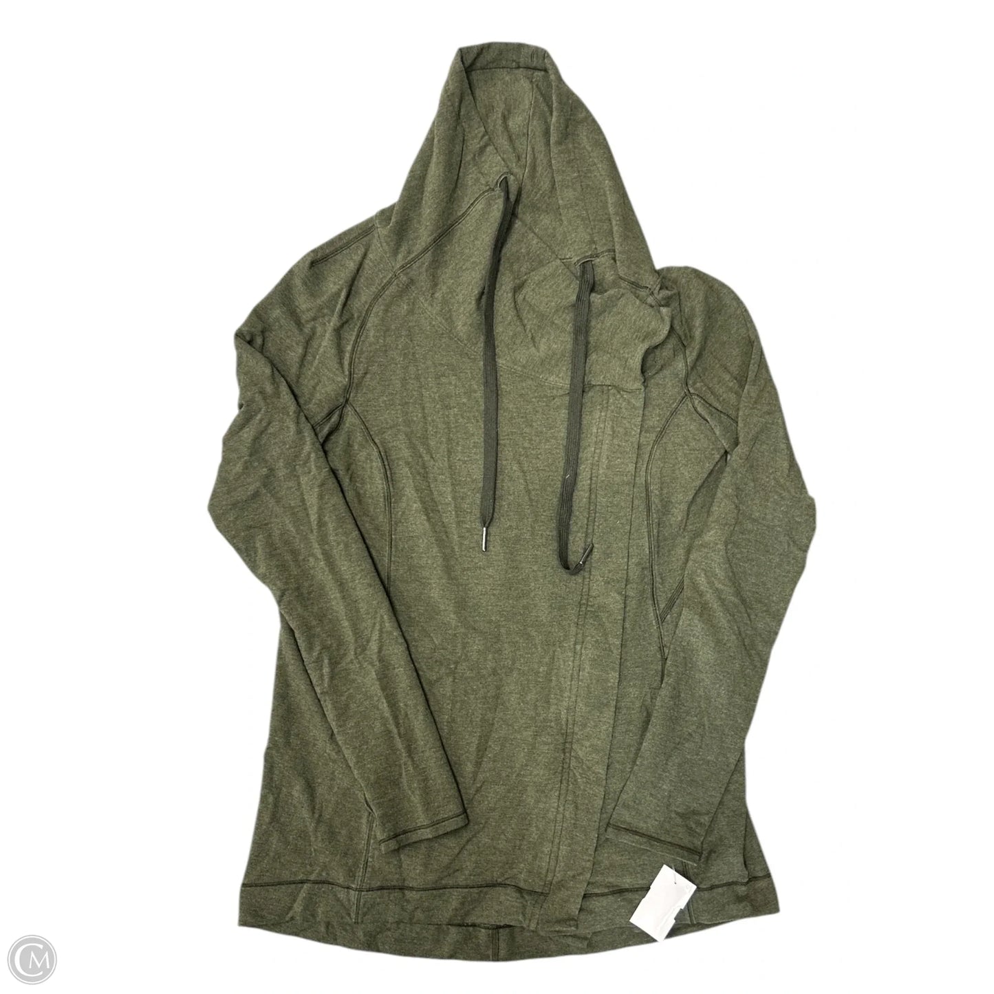 Athletic Top Long Sleeve Crewneck By Lululemon In Green, Size: L