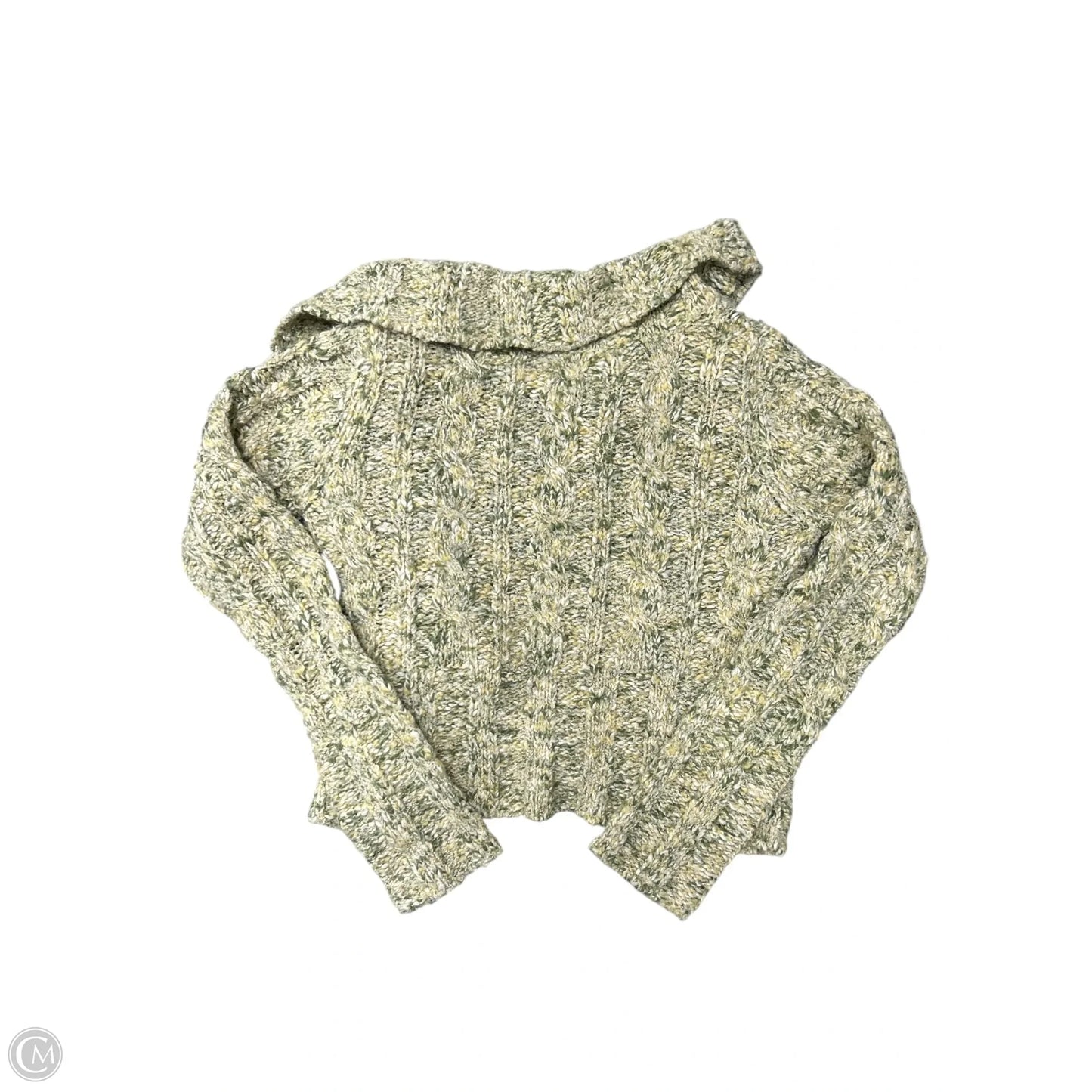 Sweater Cardigan By Free People In Green, Size: S