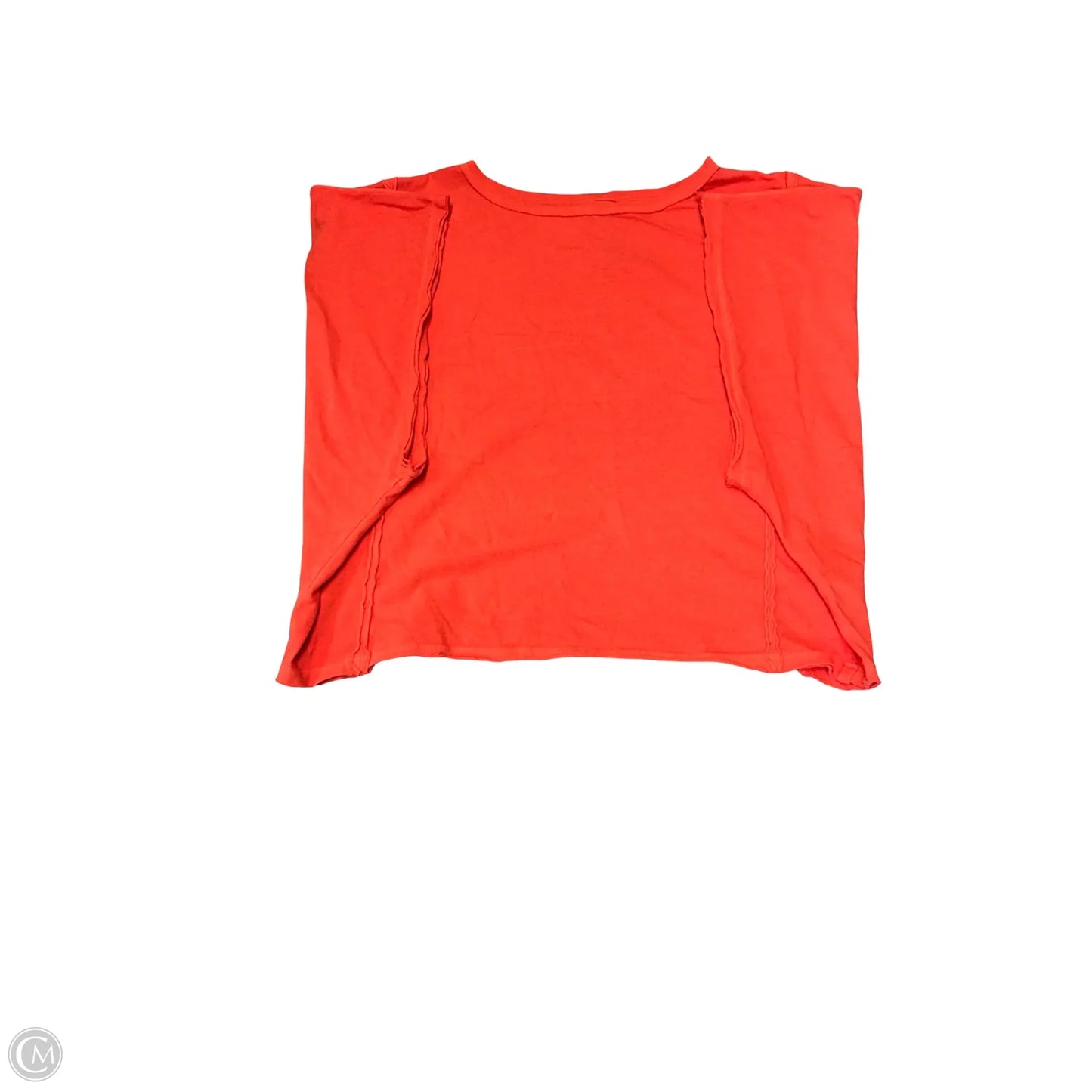 Top Short Sleeve By We The Free In Orange, Size: Xs