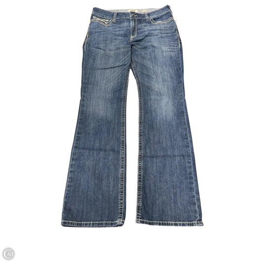 Jeans Boot Cut By Ariat In Blue Denim, Size: 18