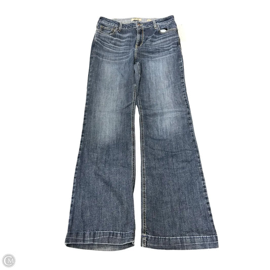 Jeans Straight By Ariat In Blue Denim, Size: 18