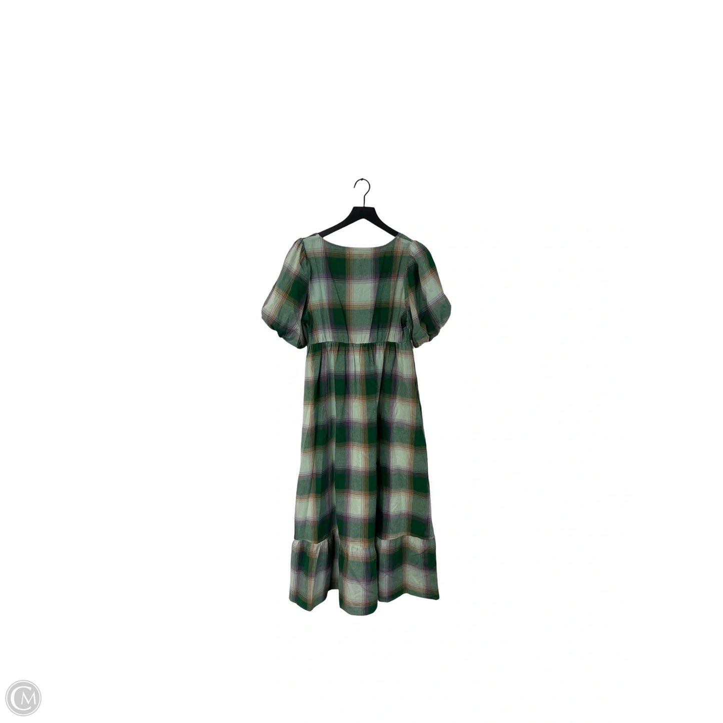 Dress Casual Maxi By Polagram In Green & Purple, Size: M