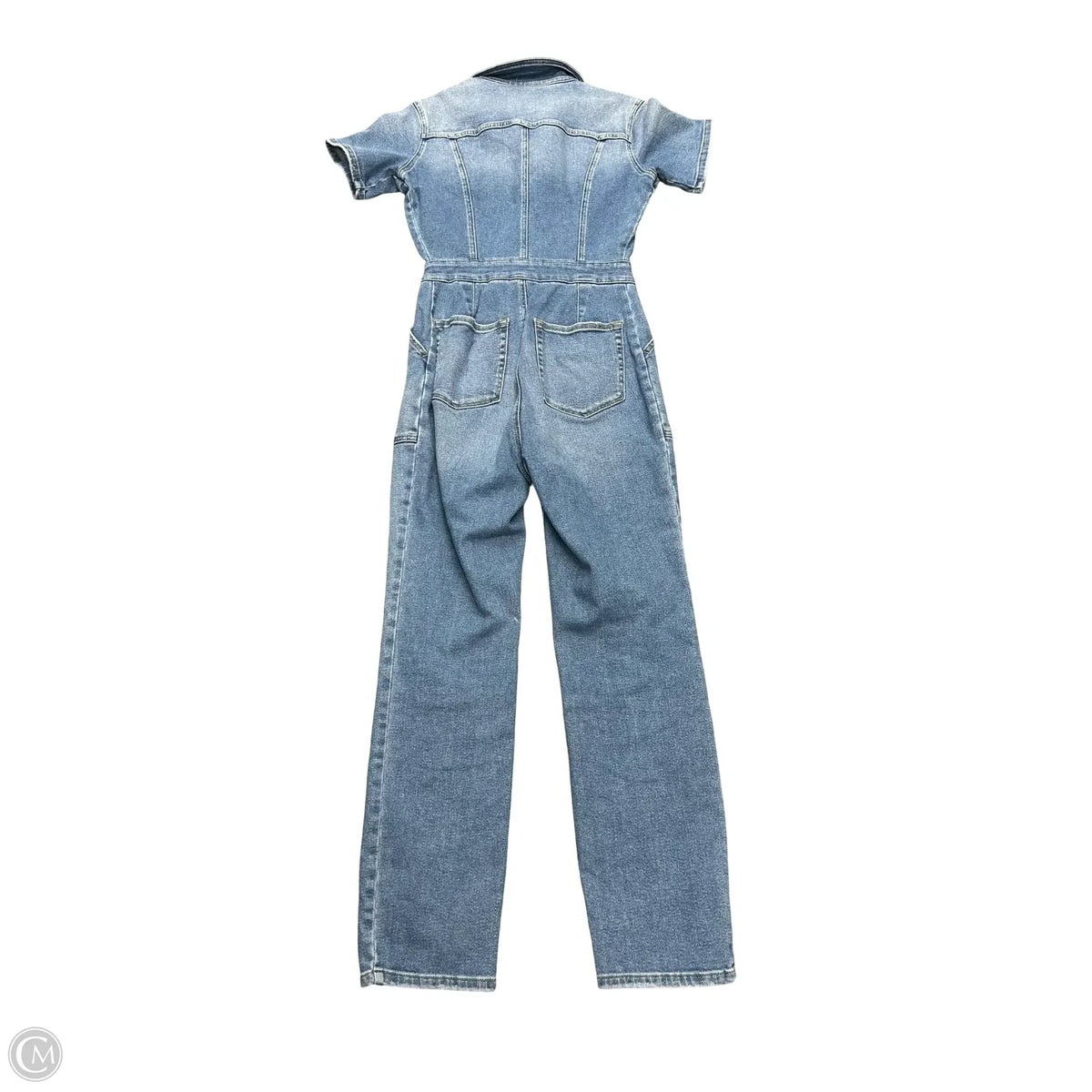 Jumpsuit By Good American In Blue Denim, Size: M
