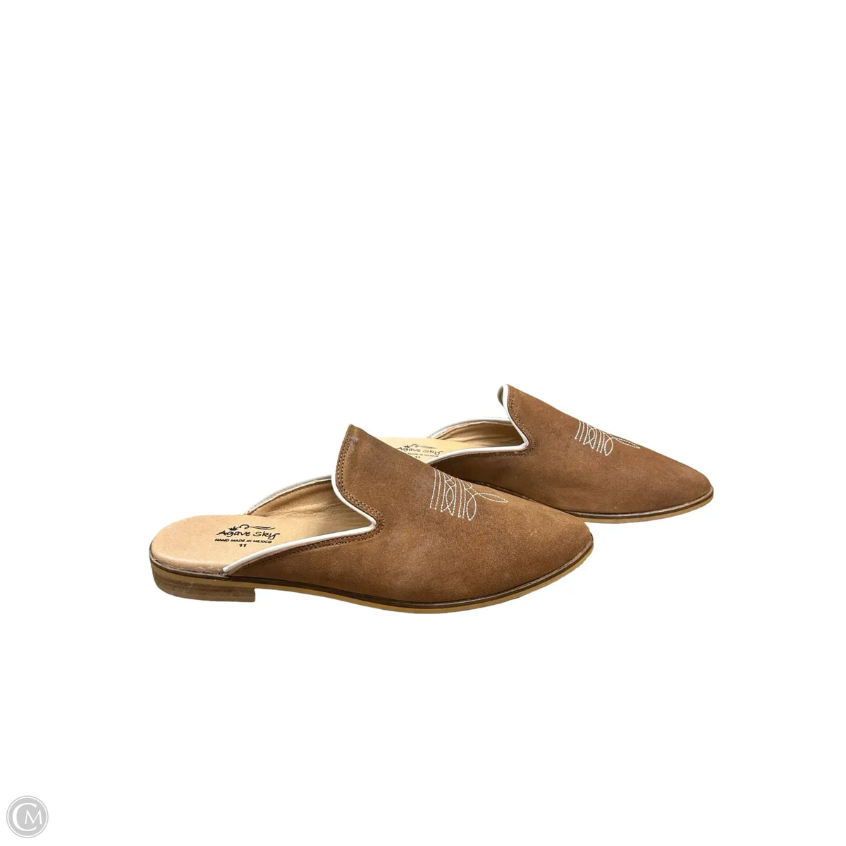Shoes Flats By Cmb In Brown, Size: 11
