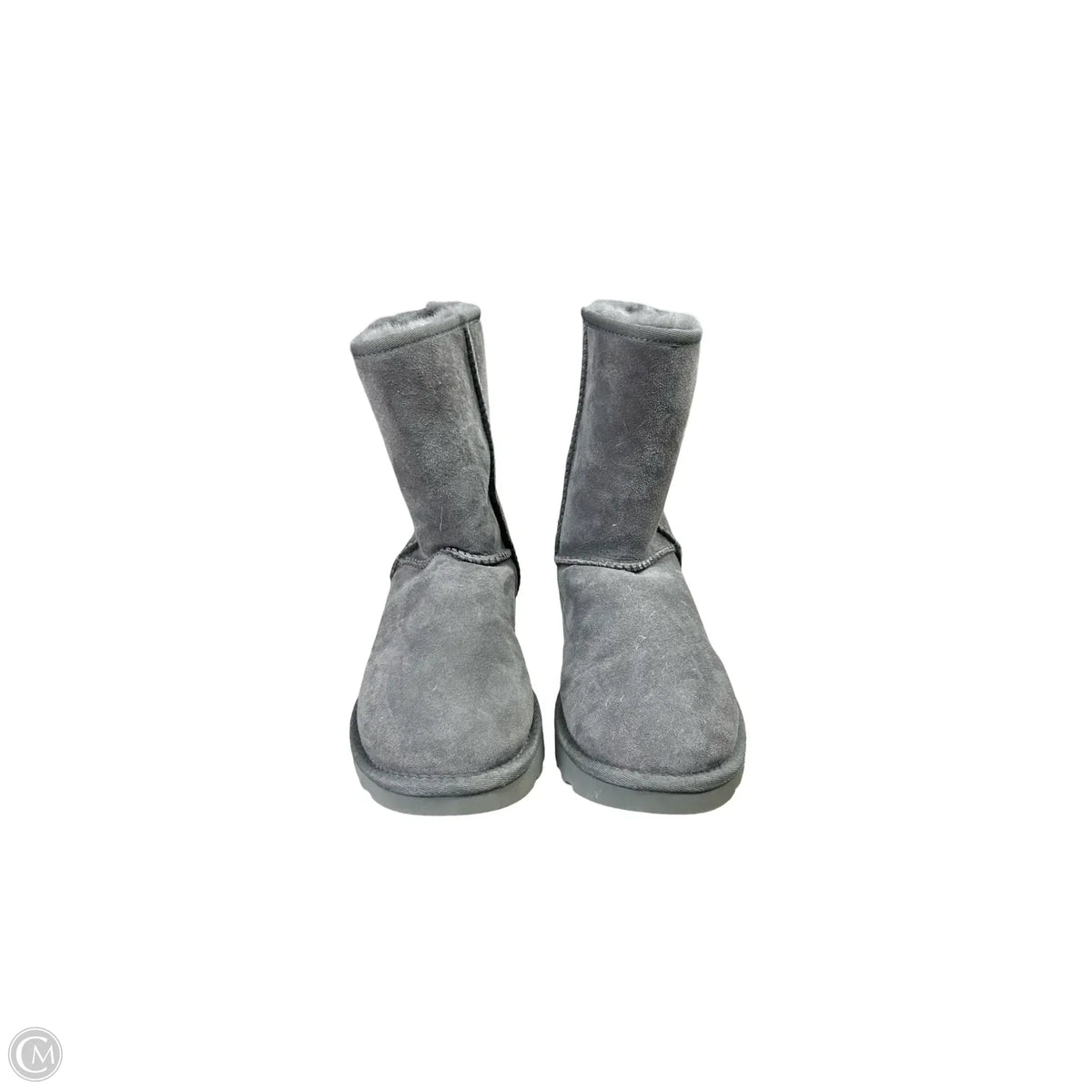 Boots Designer By Ugg In Grey, Size: 8