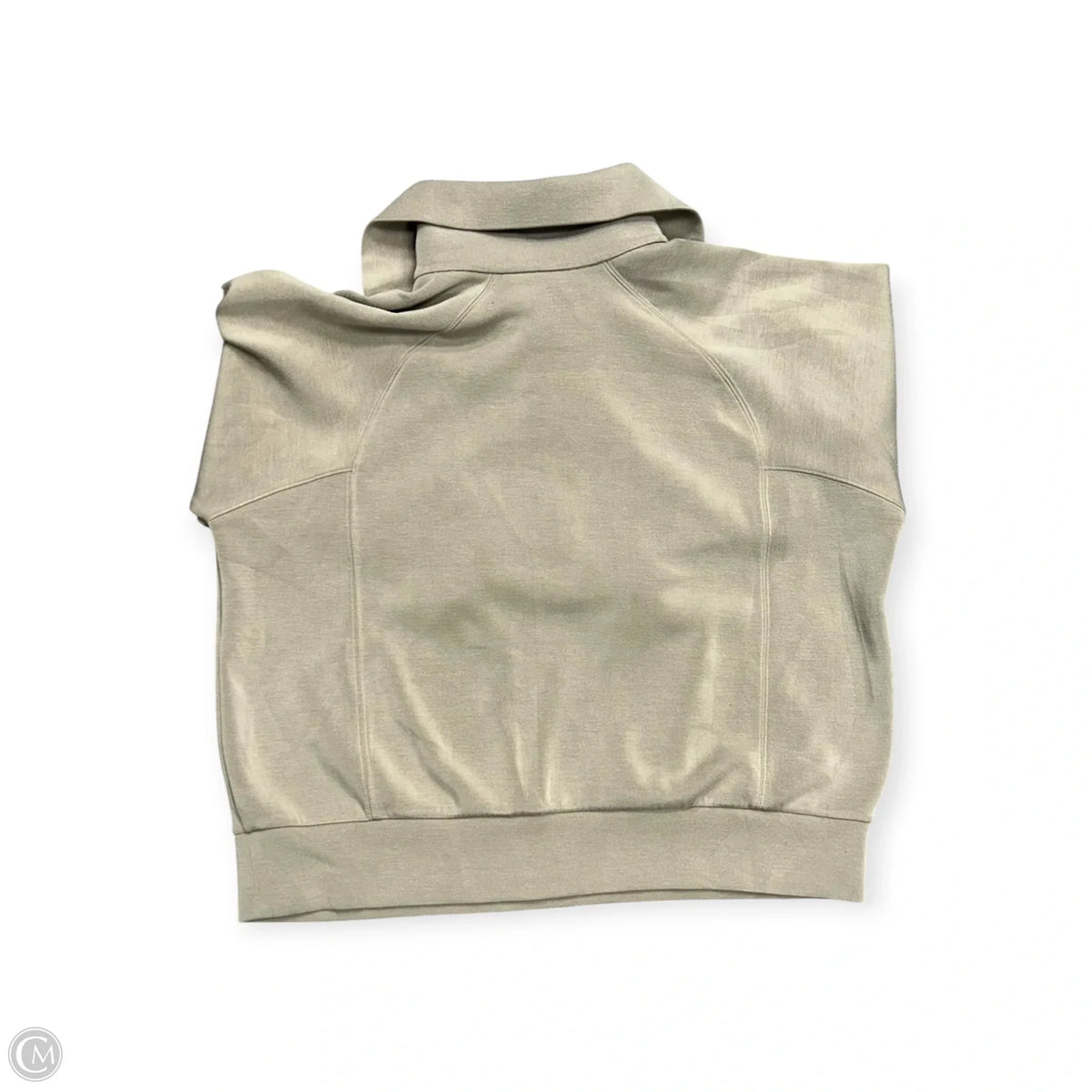 Sweatshirt Collar By Spanx In Tan, Size: L