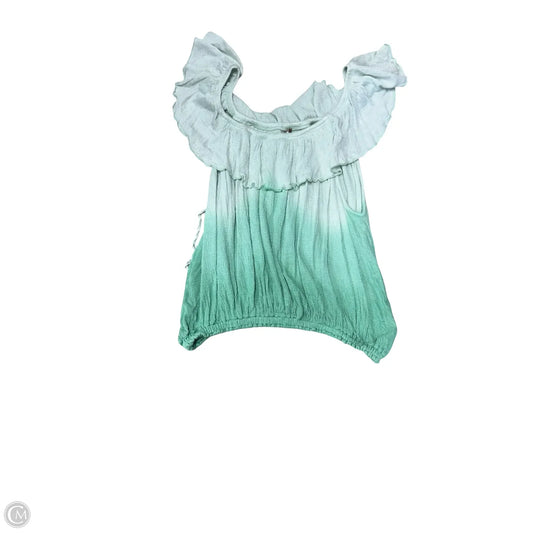 Top Short Sleeve By Free People In Green, Size: Xs