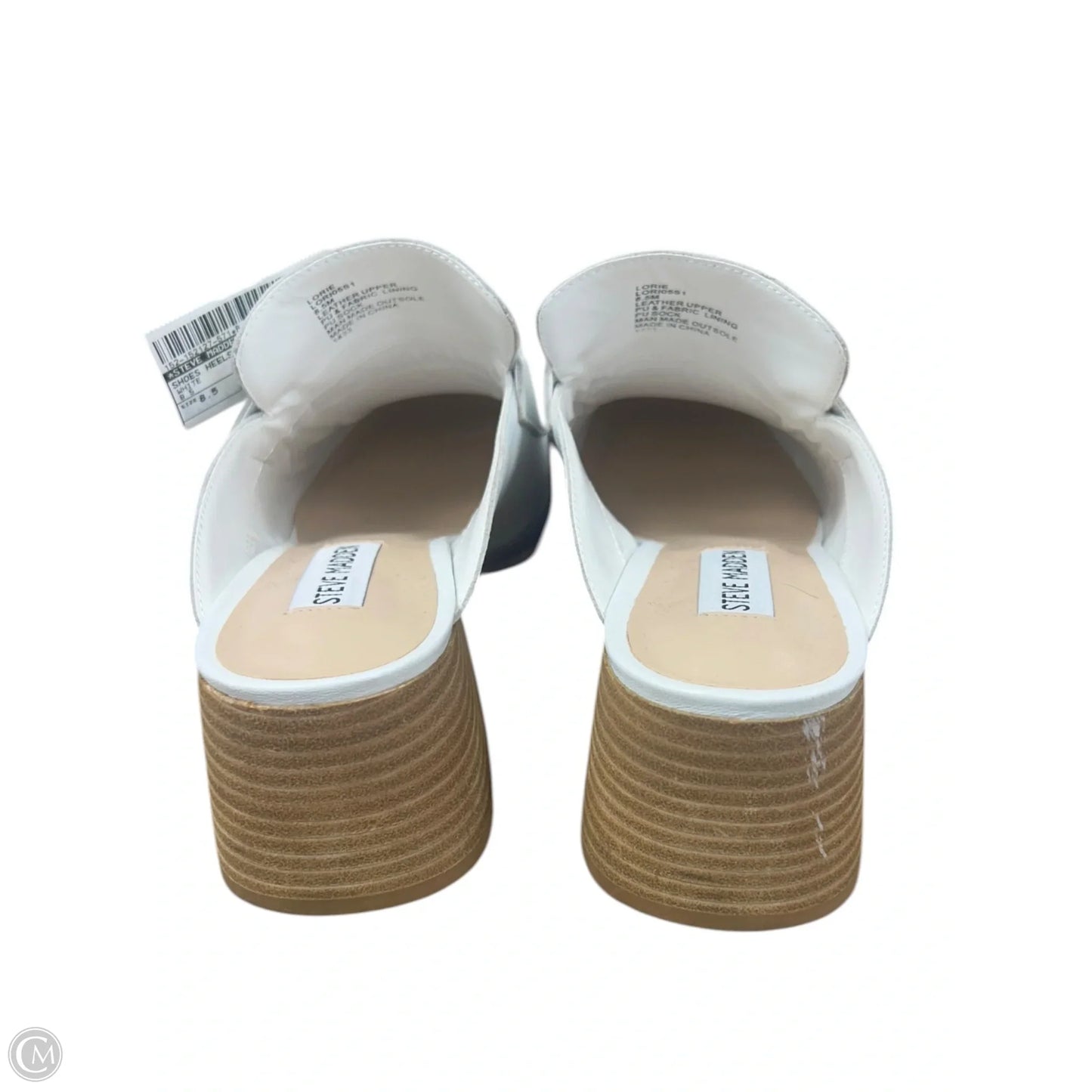 Shoes Heels Block By Steve Madden In White, Size: 8.5
