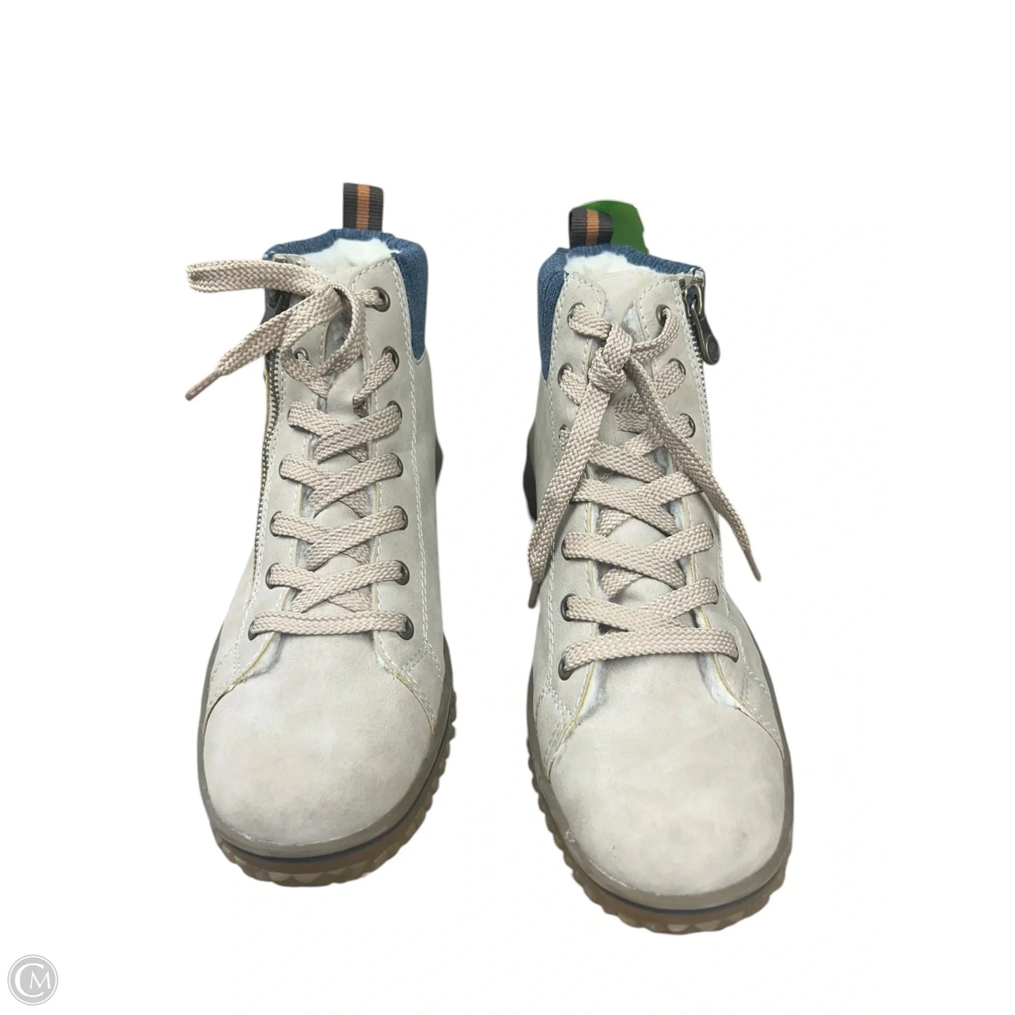 Shoes Sneakers By Riekers In Blue & Tan, Size: 10.5