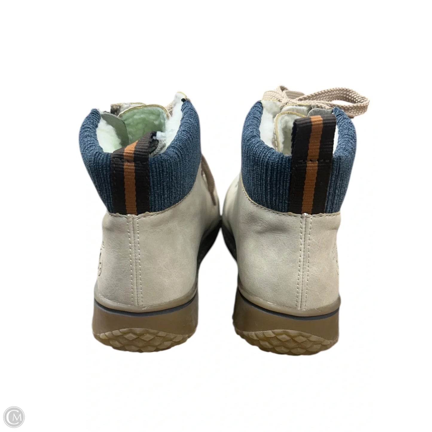 Shoes Sneakers By Riekers In Blue & Tan, Size: 10.5