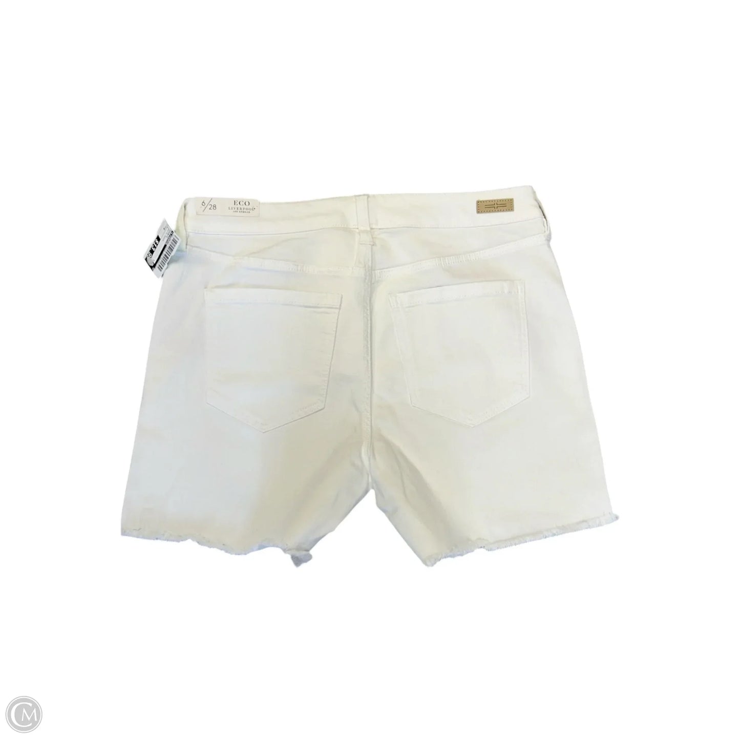 Shorts By Liverpool In White Denim, Size: 6