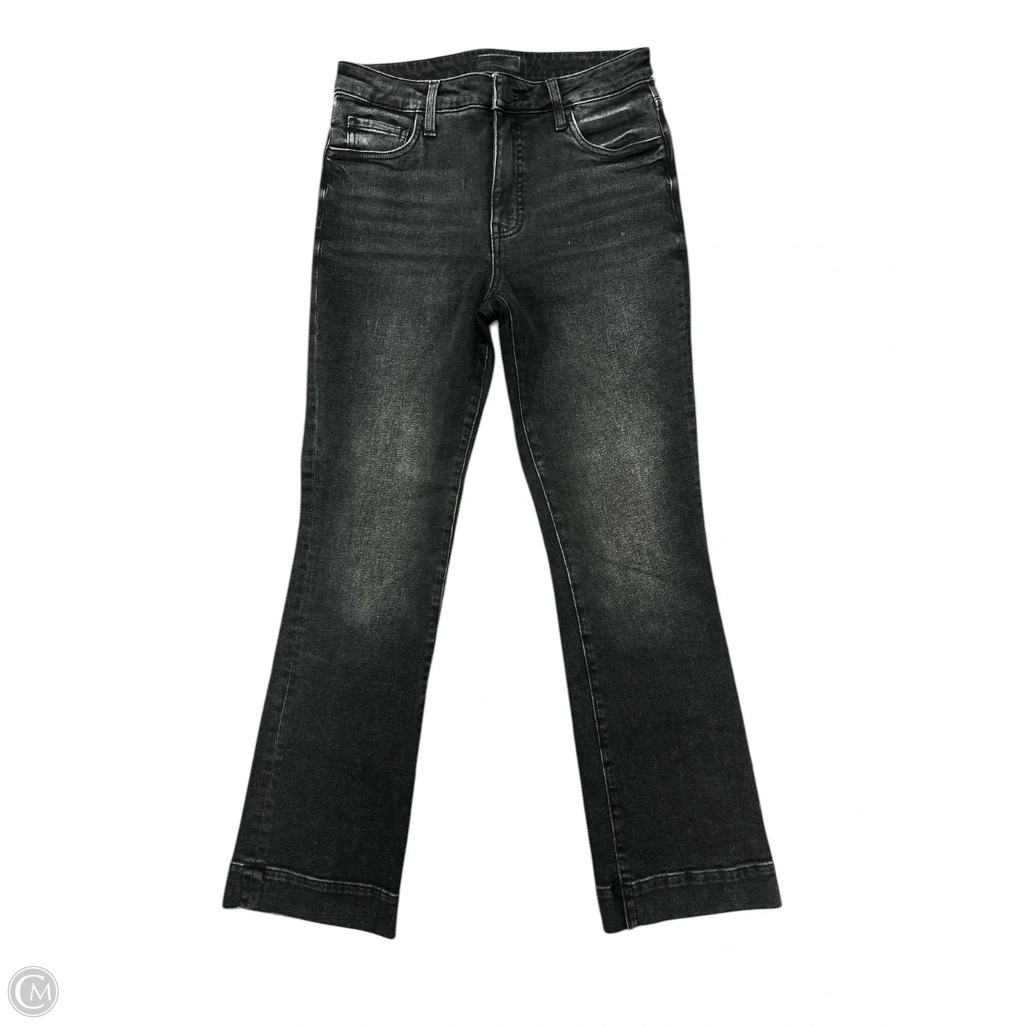 Jeans Flared By Kut In Black Denim, Size: 2