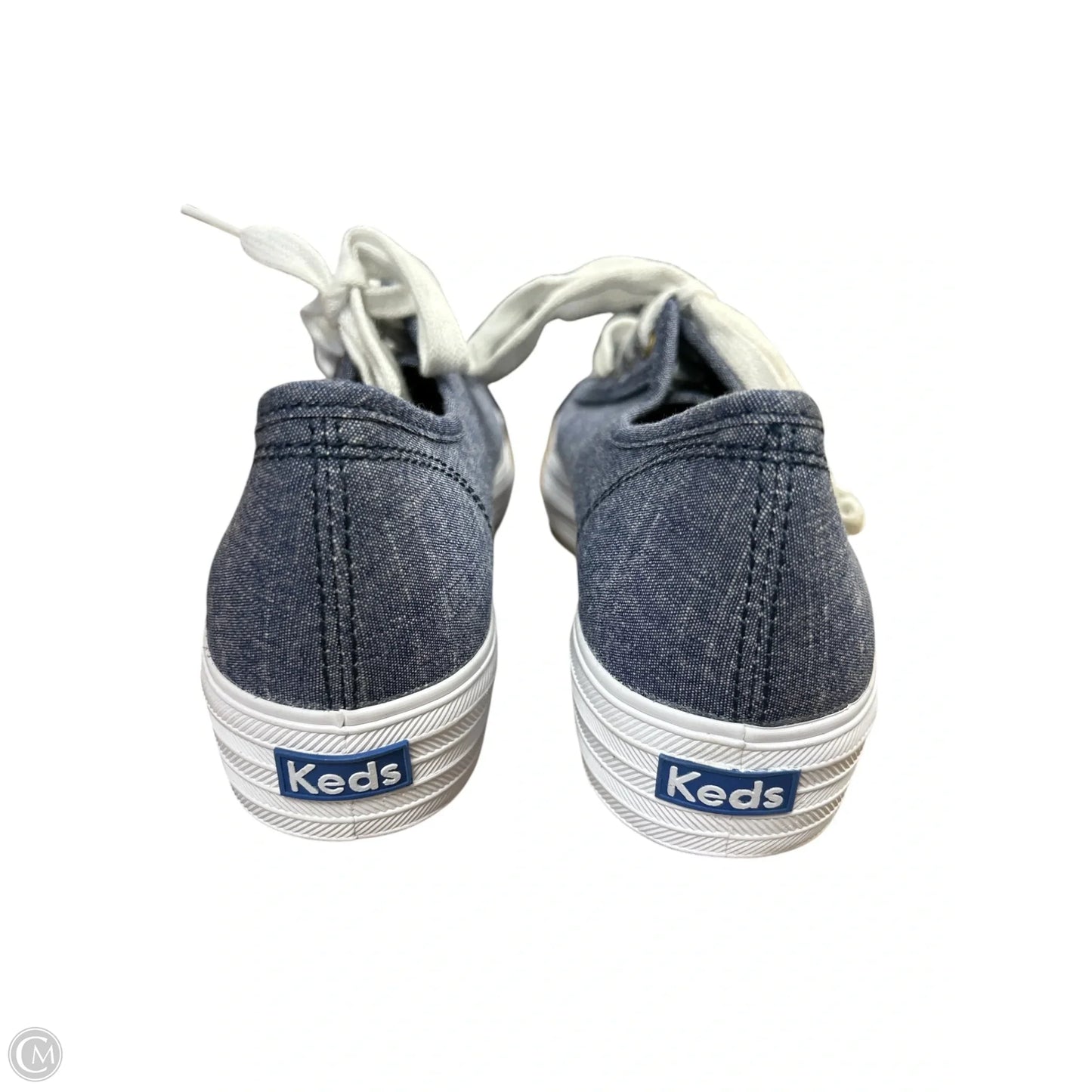 Shoes Sneakers Platform By Keds In Blue Denim, Size: 8