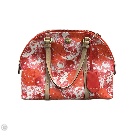 Handbag Designer By Coach, Size: Medium