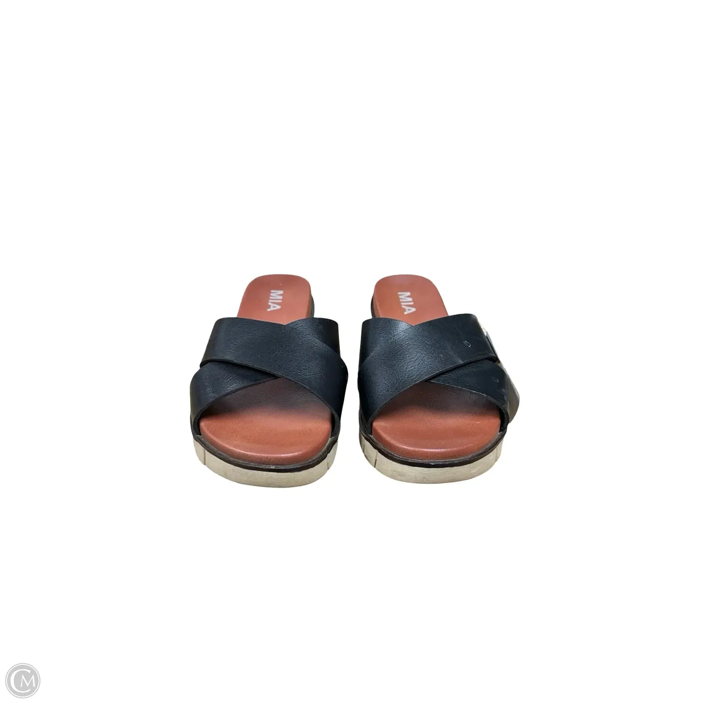 Sandals Flats By Mia In Black, Size: 6.5