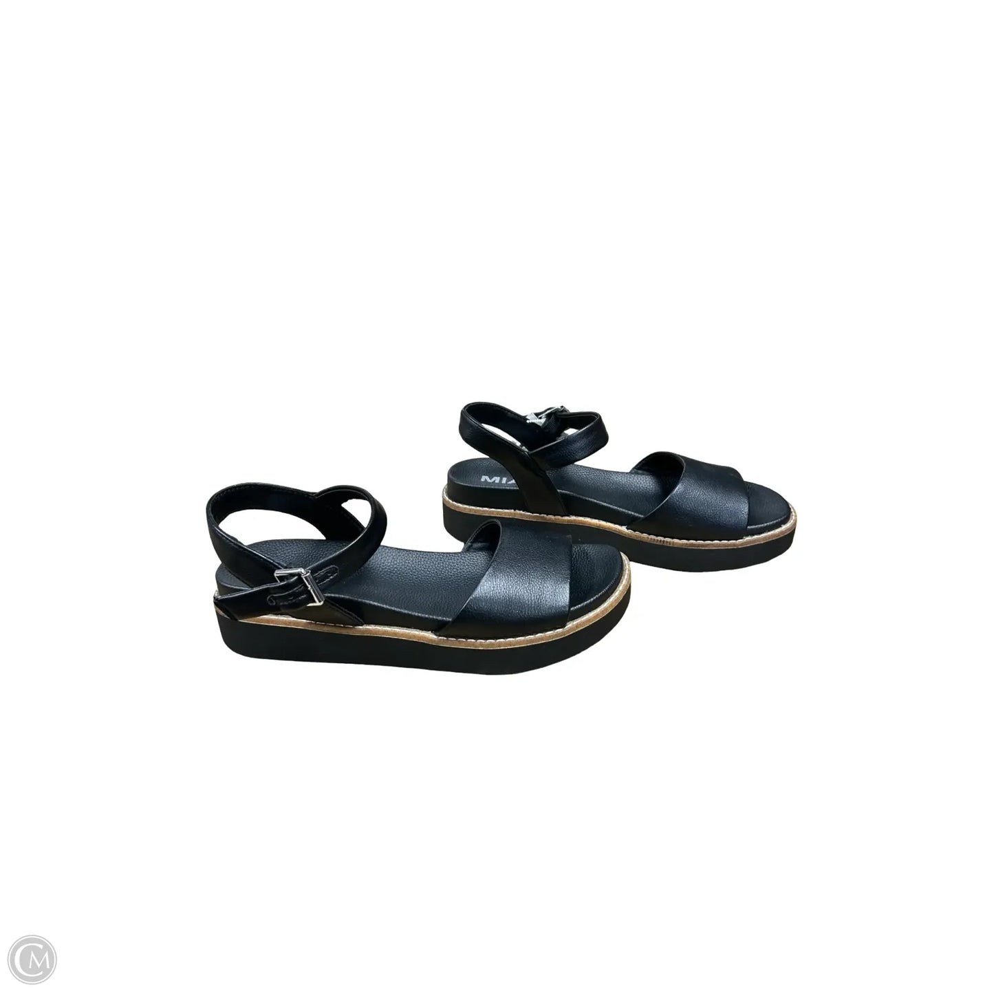 Sandals Flats By Mia In Black, Size: 6.5