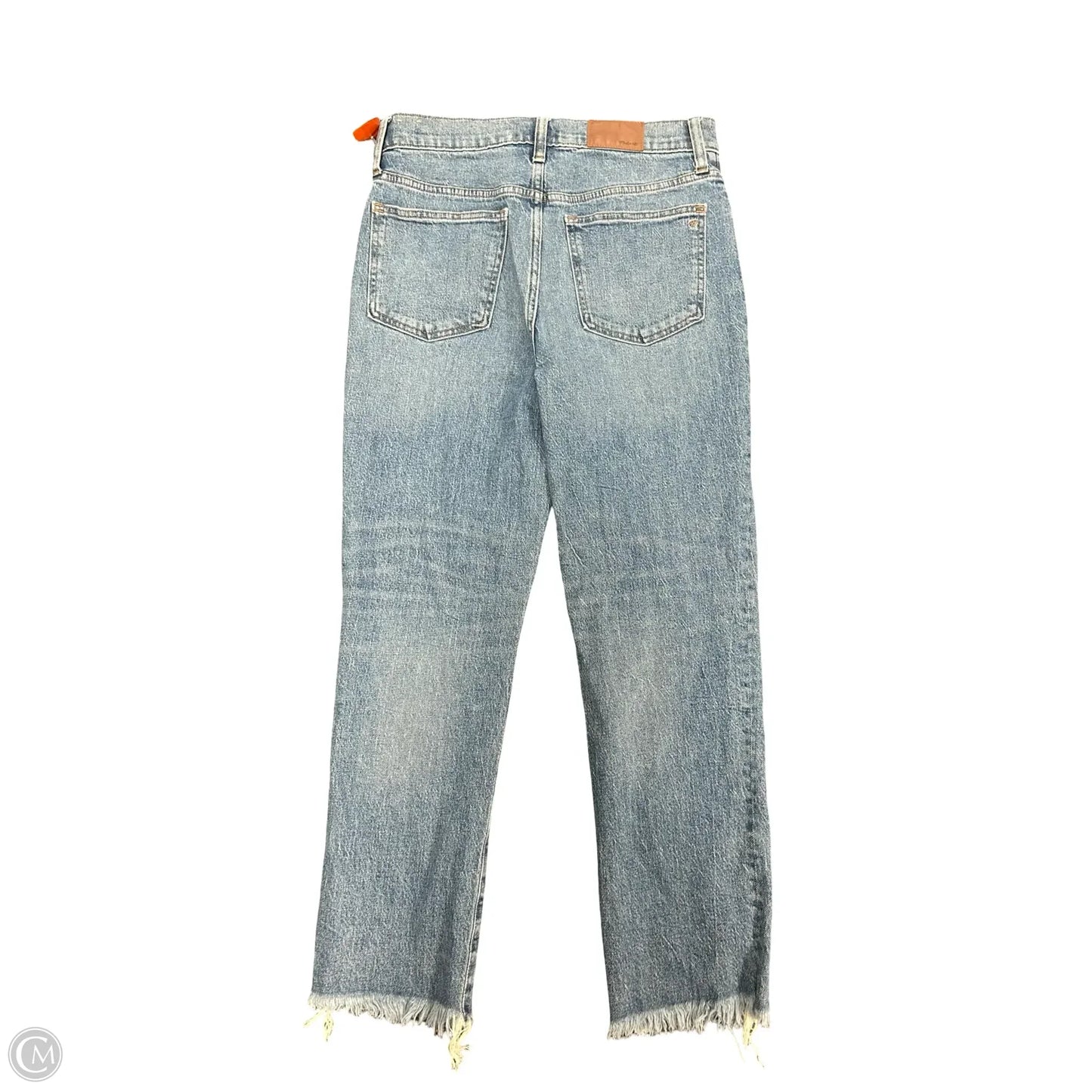 Jeans Cropped By Madewell In Blue Denim, Size: 8