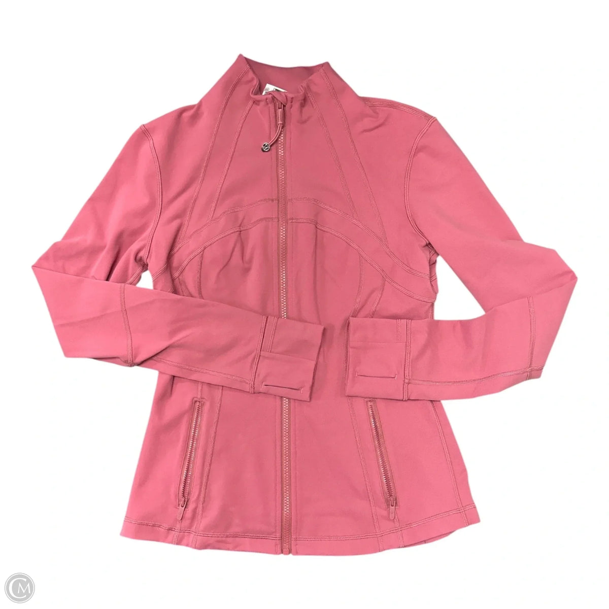 Athletic Jacket By Lululemon In Pink, Size: 8